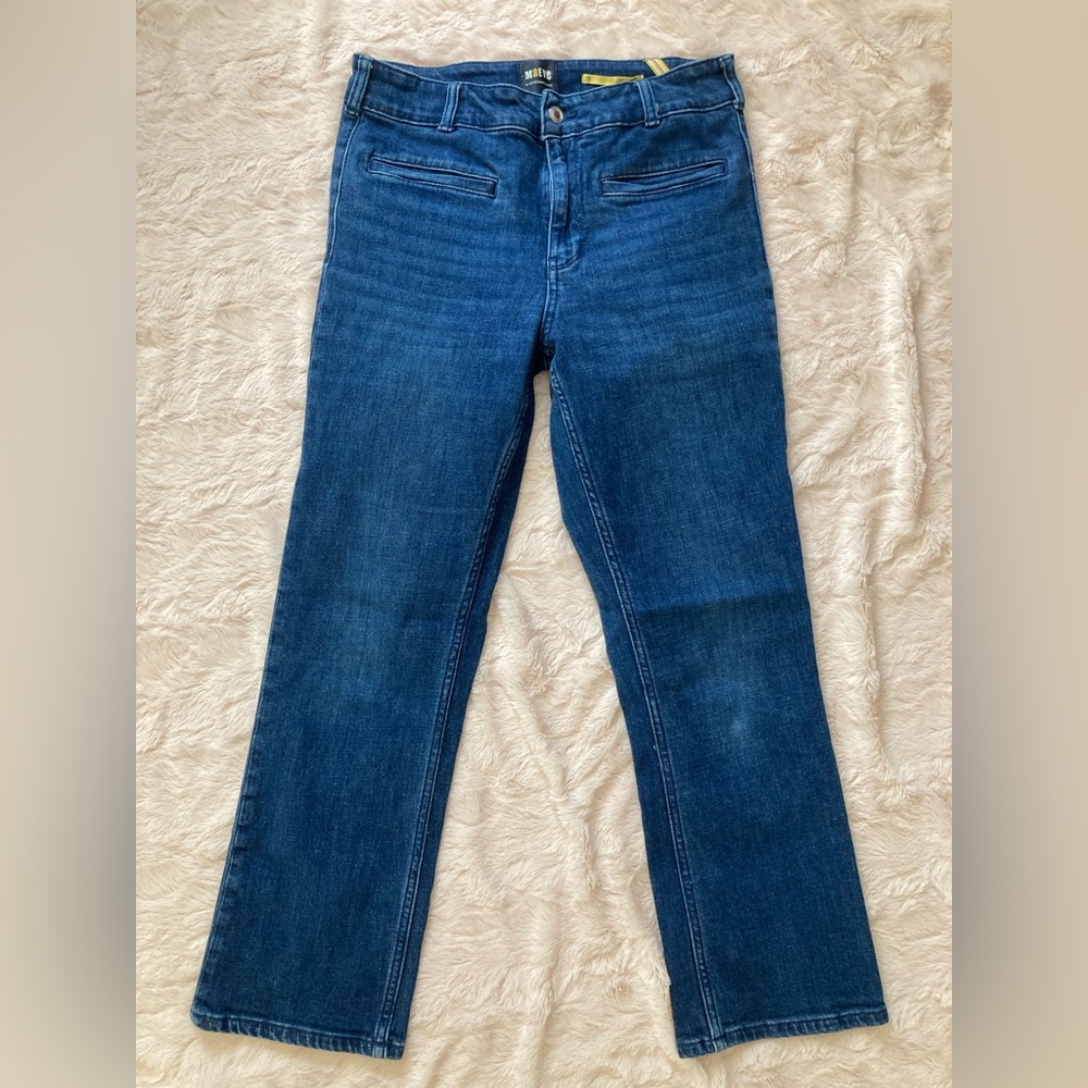 Maeve by Anthropologie Straight Leg Jeans Cropped Or Petite- Size 29
